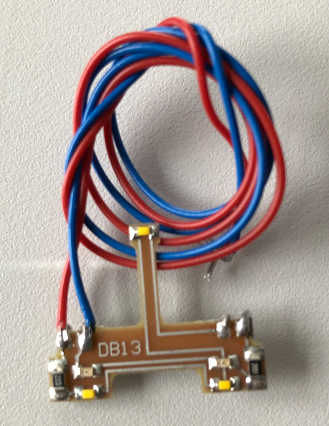 Spitzenbeleuchtung DB13 BTTB/Prefo (Doppelstock-Einheit) Spur TT | analog | digital