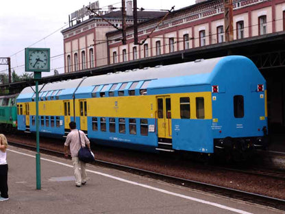 Wagenfronten Steilwand Doppelstockzug DB13